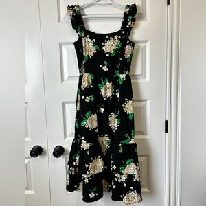 NWT Draper James Carrie Floral Ruffle Midi Dress